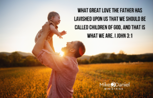 What great love the father lavished upon us; I John 3:1