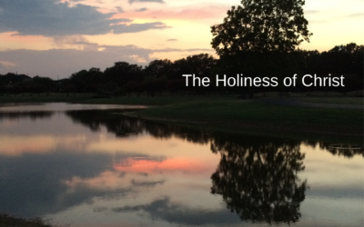 Holiness is not your behavior, but God’s indwelling presence.